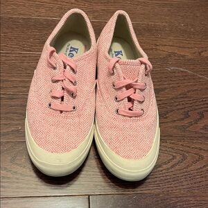 Keds Women's Herringbone Pink Sneakers